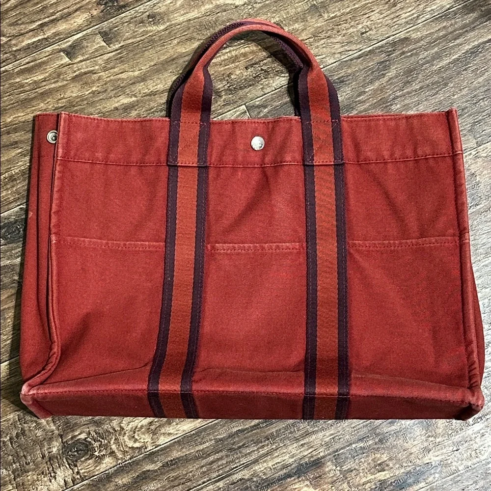 Hermes Toile Fourre-Tout‎ GM